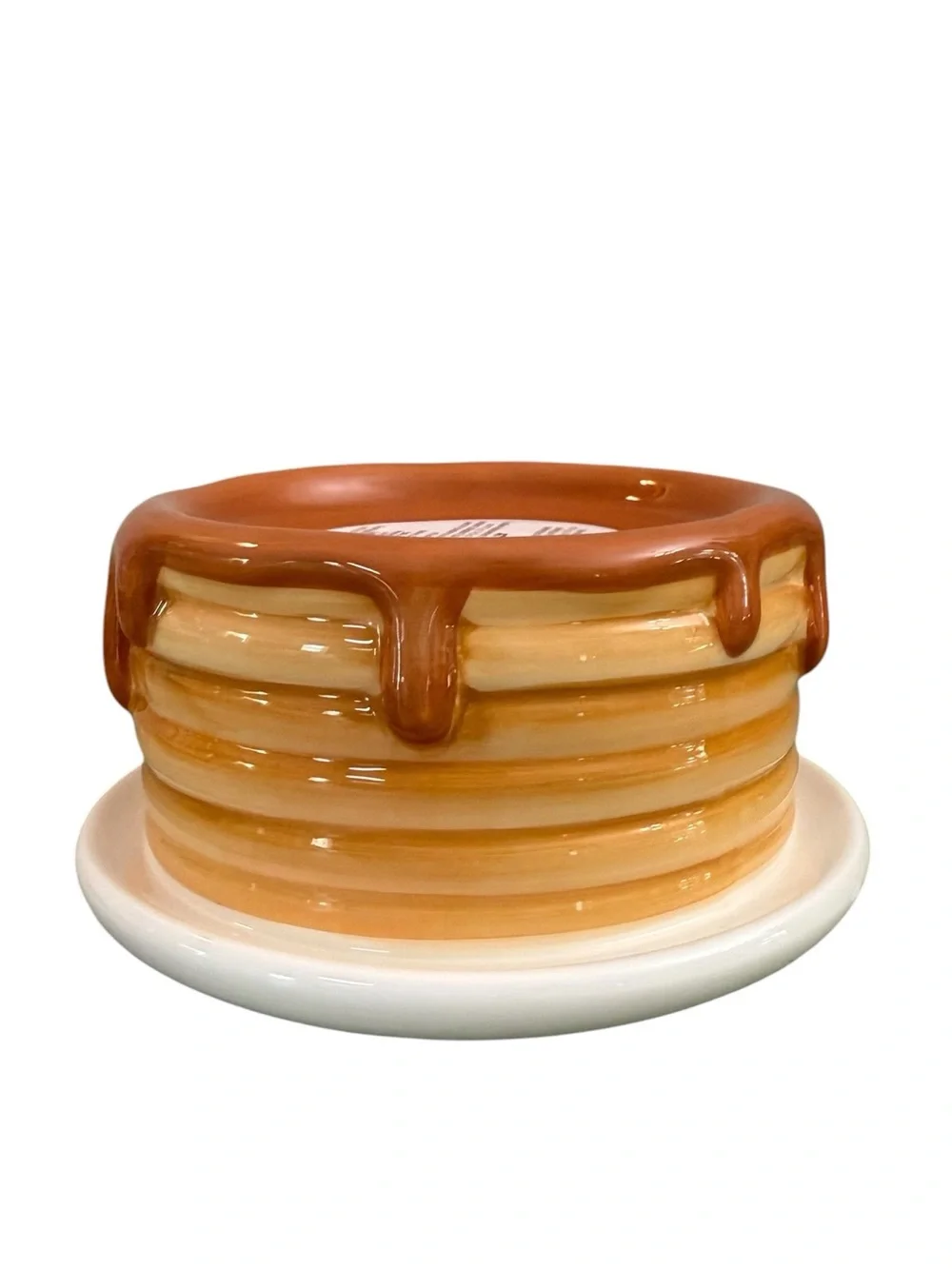 2-Pc Bath & Body Works PANCAKE STACK 3-Wick Candle Holder COZY SUNDAY NIGHT Set